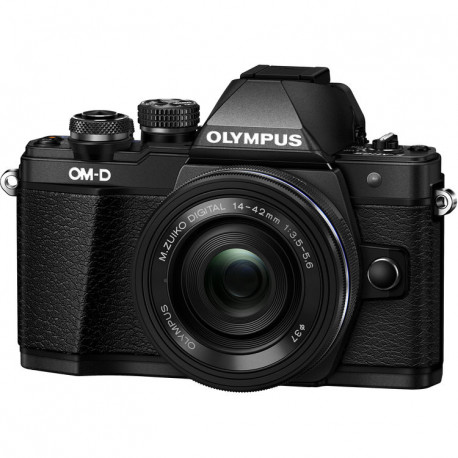Olympus E-M10 II (Black) OM-D + Lens Olympus ZD Micro 14-42mm f / 3.5-5.6 EZ ED MSC (Black) + Battery Olympus JUPIO BLS-50 BATTERY + Memory card Lexar Premium Series SDHC 16GB 300X 45MB / S