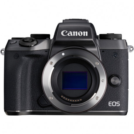 фотоапарат Canon EOS M5 + адаптер Canon адаптер за обектив с Canon EF(-S) байонет към камера с Canon M байонет 