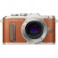 фотоапарат Olympus PEN E-PL8 (кафяв) + обектив Olympus ZD Micro 14-42mm f/3.5-5.6 EZ ED MSC (сребрист) 