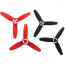 Parrot BeBop Drone propellers (red / black)