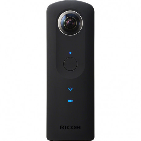  Camcorder Ricoh Theta S (Black) + Accessory Ricoh Theta Hard Case TH-1