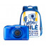 Nikon Coolpix W100 (blue) + backpack