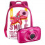Nikon Coolpix W100 (Pink) + Backpack