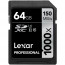 Lexar Professional SDXC 64GB 1000X 150MB / S