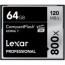 Memory card Lexar Professional CF 64GB 800X 120MB/S