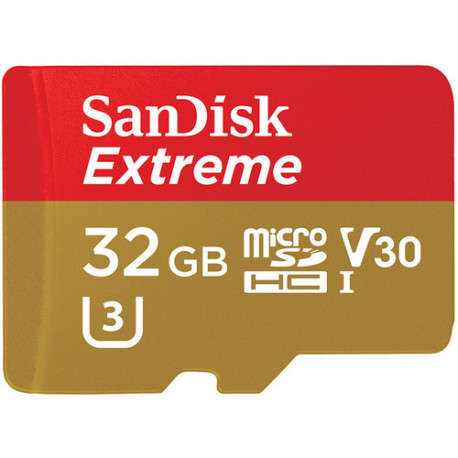 SanDisk 32GB Extreme UHS-I microSDHC + адаптер