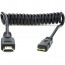 Atomos AtomFLEX 30 cm sprung HDMI 2.0 cable - HDMI - Mini-HDMI