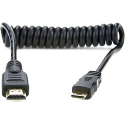 кабел Atomos AtomFLEX 30 см. пружинен HDMI 2.0 - HDMI - Mini-HDMI