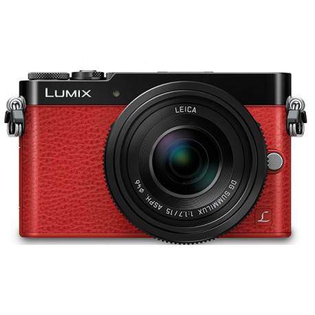 Panasonic LUMIX GM5 (червен) + Lens Panasonic 12-32mm f/3.5-5.6 + Lens Panasonic LUMIX G 25mm f/1.7 / B