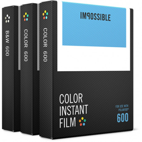  600 Instant Film Triple Pack (16 цветни + 8 черно-бели)