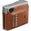фотоапарат за моментални снимки Fujifilm instax mini 90 Neo Classic Instant Camera (кафяв) + фото филм Fujifilm Instax Mini ISO 800 Instant Film 10 бр.