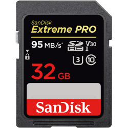 карта SanDisk 32GB Extreme PRO SDHC