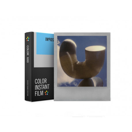  600 Color Instant Film (сребриста рамка / 8 бр.)