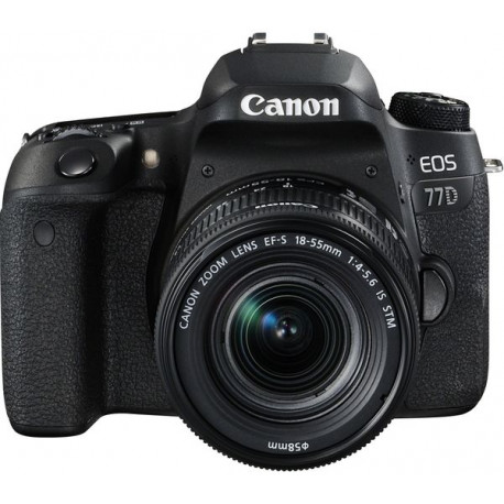 фотоапарат Canon EOS 77D + обектив Canon EF-S 18-55mm IS STM