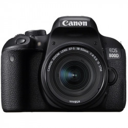 DSLR camera Canon EOS 800D + Lens Canon EF-S 18-55mm IS STM + Lens Canon EF 50mm f/1.8 STM