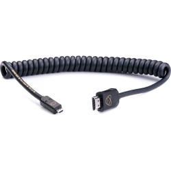кабел Atomos AtomFLEX HDMI (Type-A) Male to Micro-HDMI (Type-D) Male Coiled Cable (40 to 80cm)