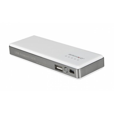 Raikko USB AccuPack 5200 (бял)