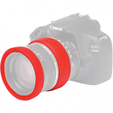 EasyCover ECLR58R 58mm Lens Silicone Rings (Red)