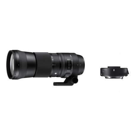 обектив Sigma 150-600mm f/5-6.3 C - Canon + конвертор Sigma TC-1401 (1.4x) за Canon EF
