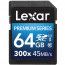 DSLR camera Nikon D7200 + Memory card Lexar Premium Series SDXC 64GB 300X 45MB / S
