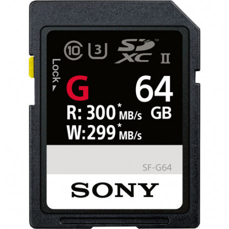 Memory card Sony SDXC 64GB UHS-ll SF-G64 / T1 G Series Class 10