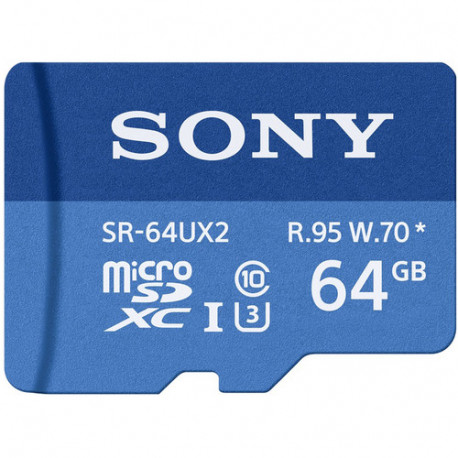 Sony Micro SDXC 64GB UHS-I U3 Class 10 SR-64UX2A/T1