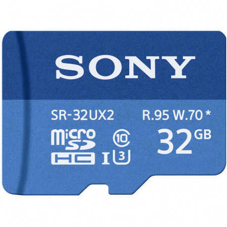 Sony Micro SDHC 32GB UHS-I U3 Class 10 SR-32UX2A/T1