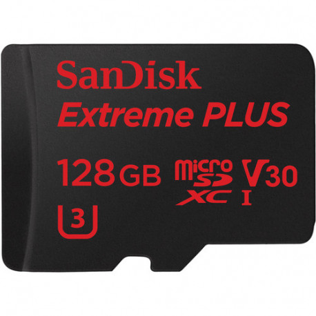 SanDisk Micro SD Extreme 128GB 100MB/S 667X с адаптер SDSQXAF-128G-GN6MA