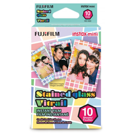 Fujifilm Instax Mini Stained Glass Instant Film 10 pcs.