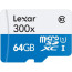 Lexar HIGH PERFORMANCE MICRO SDHC 64GB 300X 45MB/S