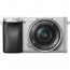 фотоапарат Sony A6300 (сребрист) + обектив Sony SEL 16-50mm f/3.5-5.6 PZ OSS (сребрист)