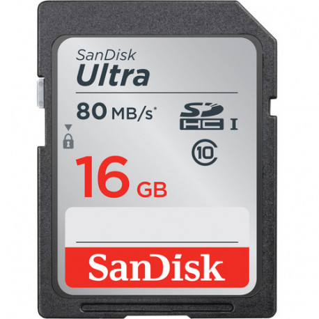 SanDisk Ultra SDHC 16GB 80Mb/s 533X UHS-1 SDSDUNC-016G-GN6IN