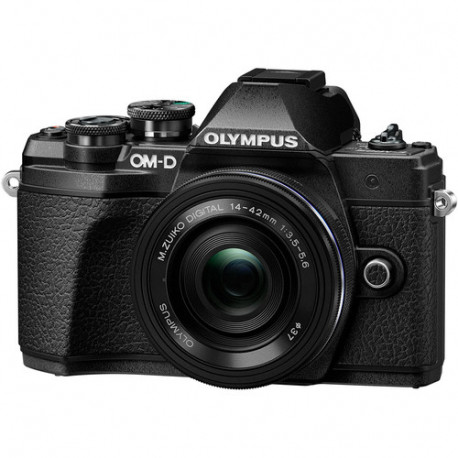 Olympus E-M10 III + обектив Olympus ZD Micro 14-42mm f/3.5-5.6 EZ ED MSC (черен) + обектив Olympus 40-150mm f/4-5.6 R MSC 