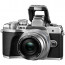 фотоапарат Olympus E-M10 III (сребрист) + обектив Olympus ZD Micro 14-42mm f/3.5-5.6 EZ ED MSC (сребрист) 