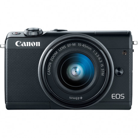 Canon EOS M100 + Lens Canon EF-M 15-45mm f / 3.5-6.3 IS STM + Lens Canon EF-M 22mm f/2 STM