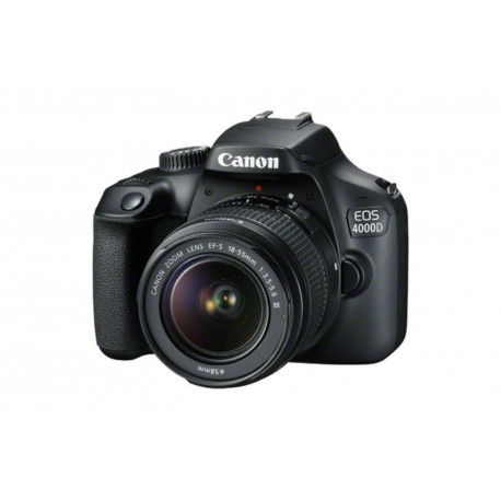 фотоапарат Canon EOS 4000D + обектив Canon 18-55mm F/3.5-5.6 DC III + обектив Canon 75-300mm f/4-5.6 USM