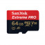 SanDisk Extreme Pro Micro SDHC 64GB 95Mb/s 633X UHS-I U3 с адаптер