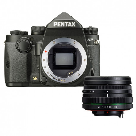 DSLR camera Pentax KP + Lens Pentax 18-50mm WR