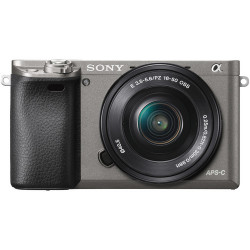 фотоапарат Sony A6000 (графит) + обектив Sony SEL 16-50mm f/3.5-5.6 PZ