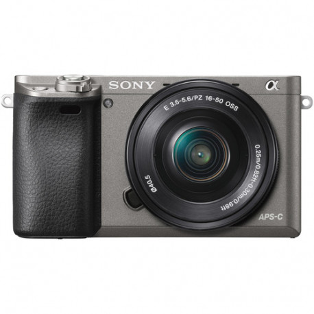 Sony A6000 (графит) + обектив Sony SEL 16-50mm f/3.5-5.6 PZ + карта SanDisk 32GB Ultra SDHC UHS-I 90 MB/s