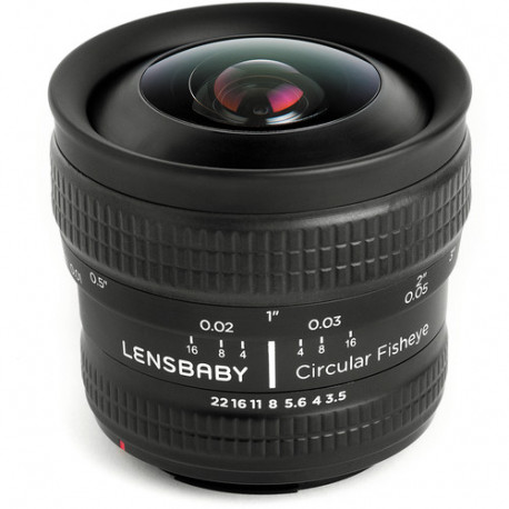 Lensbaby 5.8MM F / 3.5 Circular Fisheye for Sony E-Mount