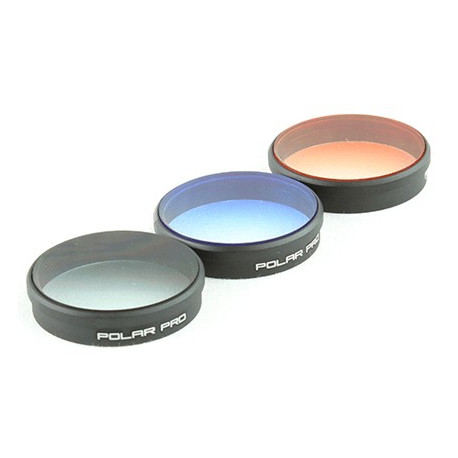 PolarPro 3-Pack Graduated Filter Kit for DJI Phantom 4, 3 Pro, 3 Adv, 3 4K