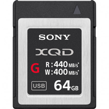 Sony XQD 64GB R:440 MB/s / W:400 MB/s