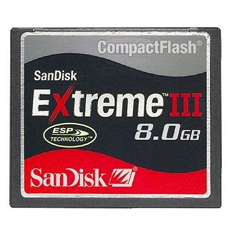 Memory card SanDisk Extreme III CF 8GB