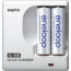 зарядно устройство Sanyo eneloop MDR03-E + 2 x AA 2000 mAh зарядно устройство Sanyo eneloop MDR03-E + 2 x AA 2000 mAh