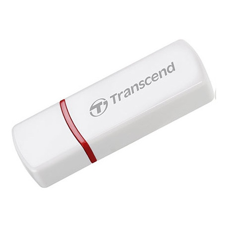 Четец за памет карти Transcend RDP 6 USB Card Reader (бял) | ФотоСинтезис