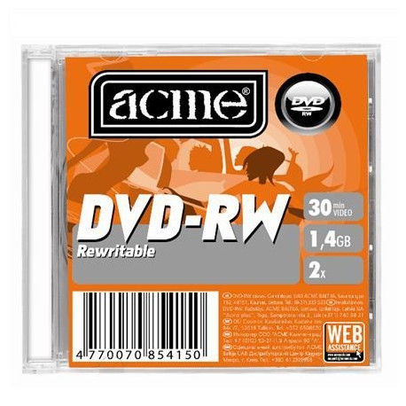 DVD Acme mini DVD-RW 1.4GB 2X - 1 бр.