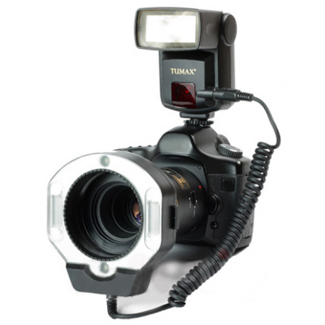 Flash Tumax Macro Flash Kit (DMF 880 + DMR + 72mm) - макро светкавица за Canon