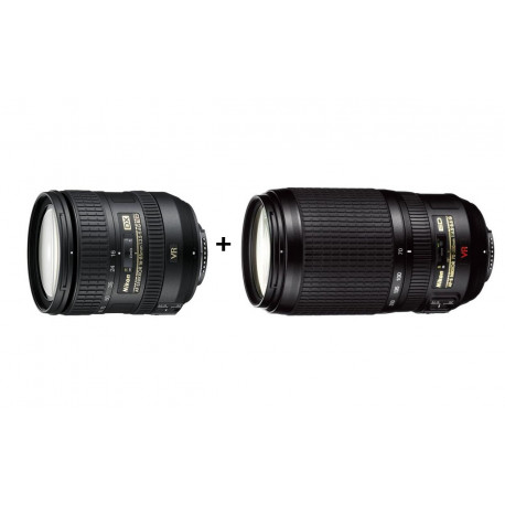 обектив Nikon NIKON AF-S 16-85MM VR+AF-S 70-300MM VR обектив Nikon NIKON AF-S 16-85MM VR+AF-S 70-300MM VR