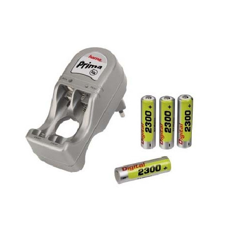 зарядно устройство Hama 73476 Prima Charger + 4AA 2300 mAh зарядно устройство с батерии